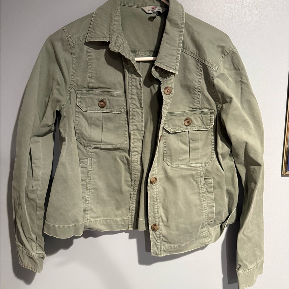 Vineyard Vines Olive Utility Jacket